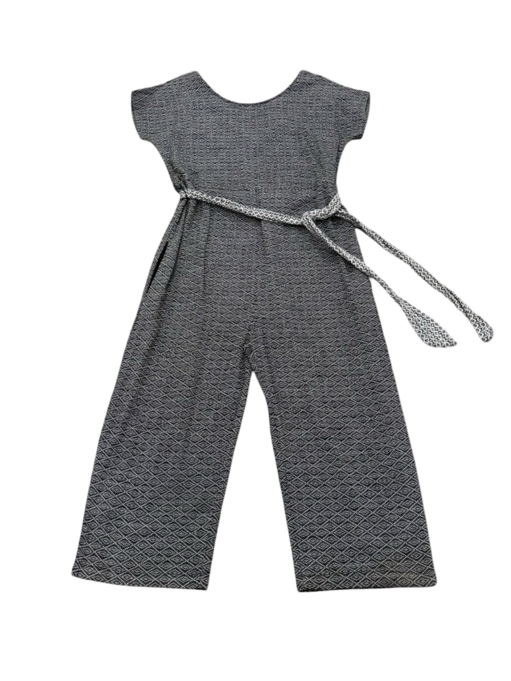 Vintage Ace & Jig Cotton Jumpsuit Grey Black Y2K